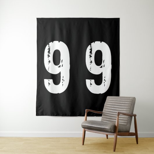 Sportnummer 99 wandkleed (In situ)