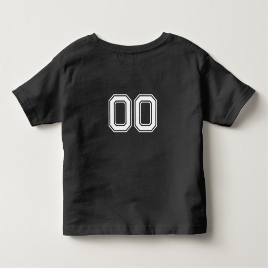 Sportnummer Jersey met naam Kinder Shirts (Achterkant)