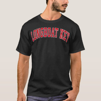 Sportontwerp Red van het vaartuig Key Florida T-shirt