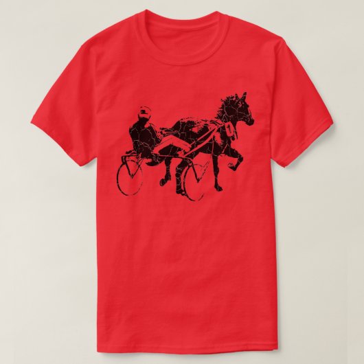 Sportpaarden Race Harness Racing Gift T-shirt (Design voorkant)