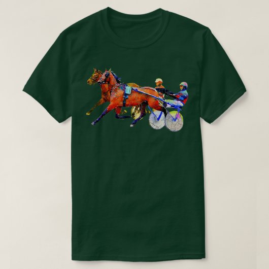 Sportpaardenras en hardnekkige T-shirt met T-Shi (Design voorkant)