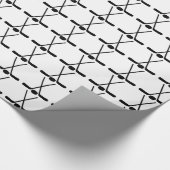 Sportpapier voor kruisstukjes zakjes plakbiljet cadeaupapier (Hoek)