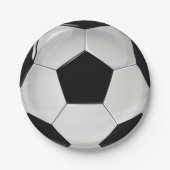 Sportpartij bij het Football Papieren Bordje (Voorkant)