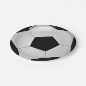 Sportpartij bij het Football Papieren Bordje (Gekanteld)