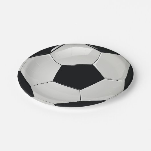 Sportpartij bij het Football Papieren Bordje (Gekanteld)