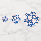 Sportpartij voor honkbal 1e verjaardag confetti (Achterkanten)