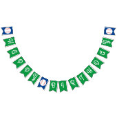 Sportpartij voor honkbal 1e verjaardag vlaggetjes (Alle)