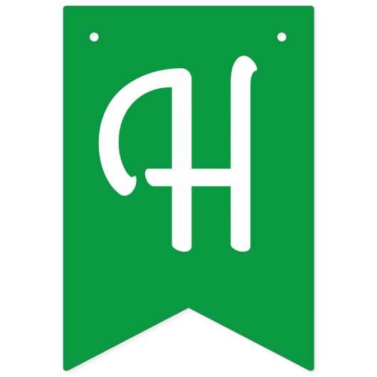 Sportpartij voor honkbal 1e verjaardag vlaggetjes (Tweede vlag)