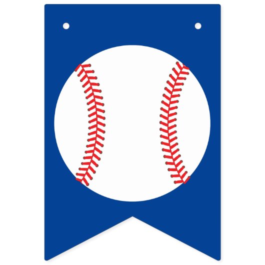 Sportpartij voor honkbal 1e verjaardag vlaggetjes (Eerste vlag)