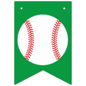 Sportpartij voor honkbal 1e verjaardag vlaggetjes (Derde vlag)