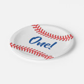 Sportpartij voor honkbal papieren bordje (Gekanteld)