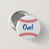 Sportpartij voor honkbal ronde button 3,2 cm (Voorkant /achterkant)