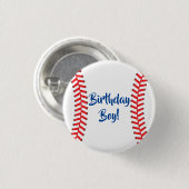Sportpartij voor honkbal ronde button 3,2 cm (Voorkant /achterkant)