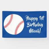 Sportpartij voor honkbal spandoek (Horizontaal)