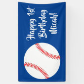 Sportpartij voor honkbal spandoek (Verticaal)