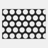 Sportpartij voor volleybalpatronen bevestigen inpakpapier vel (Voorkant 3)