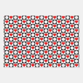 Sportpartij voor volleybalpatronen bevestigen inpakpapier vel