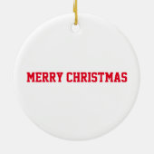 Sportpatroon Voetbalz, zijn naam jersey nummer Keramisch Ornament (Achterkant)