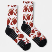 Sportpersoneel voor mannen met Footballs Sokken (Rechts)