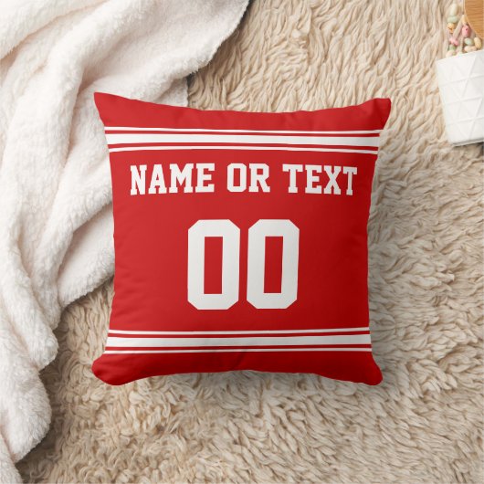 Sportpiloot met UW KLEUREN, NAAM en NUMMER Kussen (Deken)