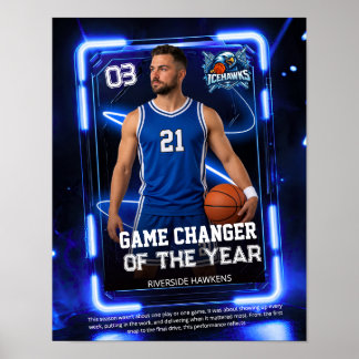 Sportposter voor basketbal, sportcadeau poster