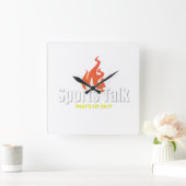 Sportpraatje dat is een verlichte klok (Huis)