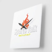 Sportpraatje dat is een verlichte klok (Hoek)