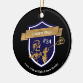 Sportprijs voor Lacrosse Player Team Keramisch Ornament (Links)