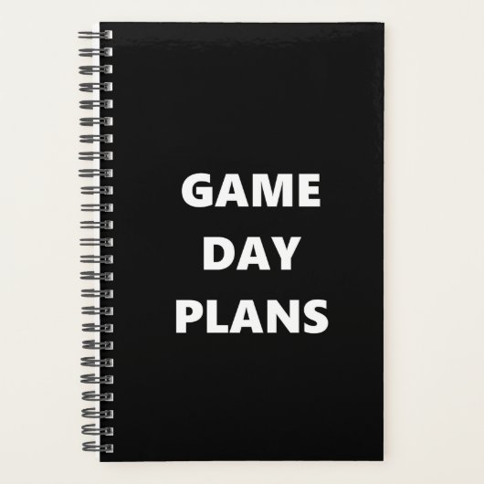 Sportprogramma's voor gamedag planner (Voorkant)
