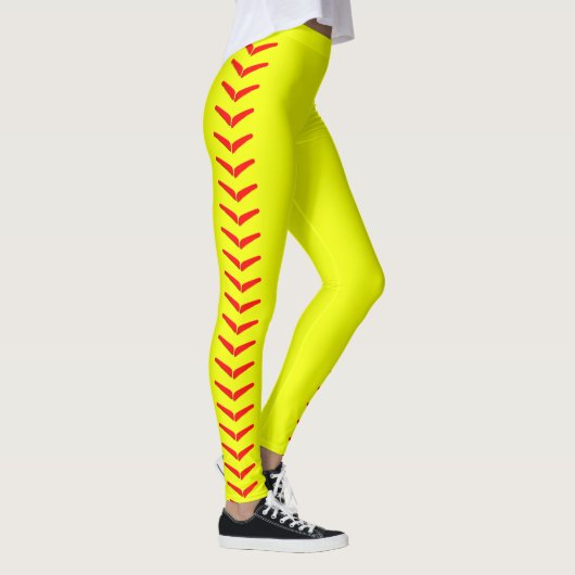 Sportprogramma's voor Softball-flessenhals Leggings (Rechts)