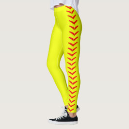 Sportprogramma's voor Softball-flessenhals Leggings