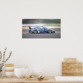 Sportraceauto Poster (Keuken)