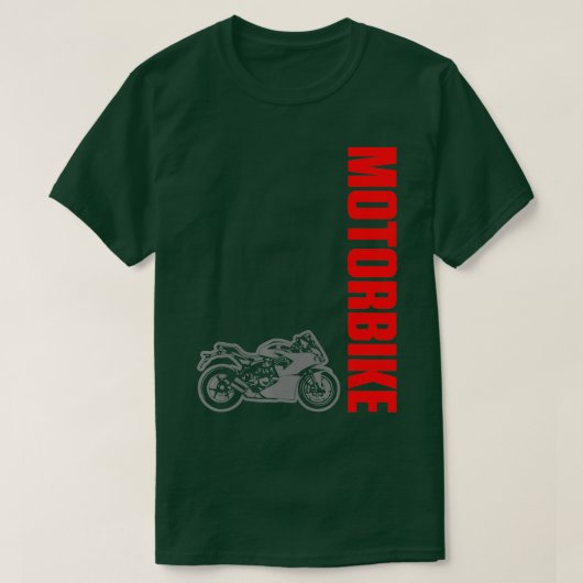 Sportracemotor 1 t-shirt (Design voorkant)