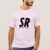 SPORTREEL PINK T-SHIRT MET ORIGINELE LOGO (Voorkant)