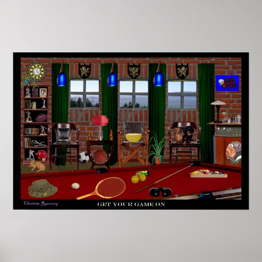 Sportruimte 22,5 x 15 poster (Voorkant)