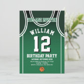 Sports 12 Birthday Party Invitation Kaart (Staand voorkant)