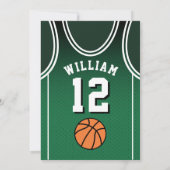 Sports 12 Birthday Party Invitation Kaart (Achterkant)