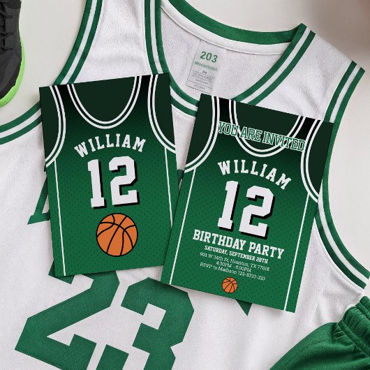 Sports 12 Birthday Party Invitation Kaart