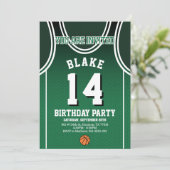 Sports 14 Birthday Party Invitation Kaart (Staand voorkant)