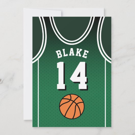 Sports 14 Birthday Party Invitation Kaart (Achterkant)