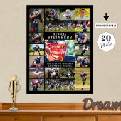 Sports 20 Photo Collage Poster
