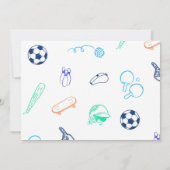 Sports 6 7 Meme Trend Six Seven Birthday Photo Kaart (Achterkant)