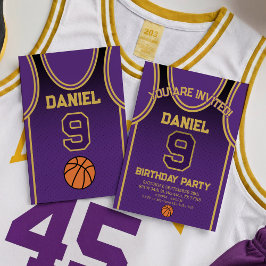 Sports 9 Birthday Party Invitation Kaart