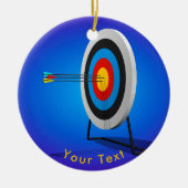 SPORTS Archery Triple Bullseye Keramisch Ornament (Voorkant)