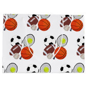 Sports Athletic Balls Groot Cadeauzakje (Achterkant)