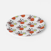 Sports Athletic Balls Papieren Bordje (Gekanteld)