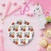 Sports Athletic Balls Papieren Bordje (Feest)