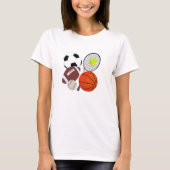 Sports Athletic Balls T-shirt (Voorkant)
