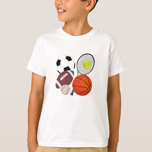 Sports Athletic Balls T-shirt (Voorkant)