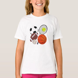Sports Athletic Balls T-shirt